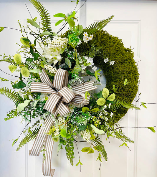Hydrangea Moss Wreath